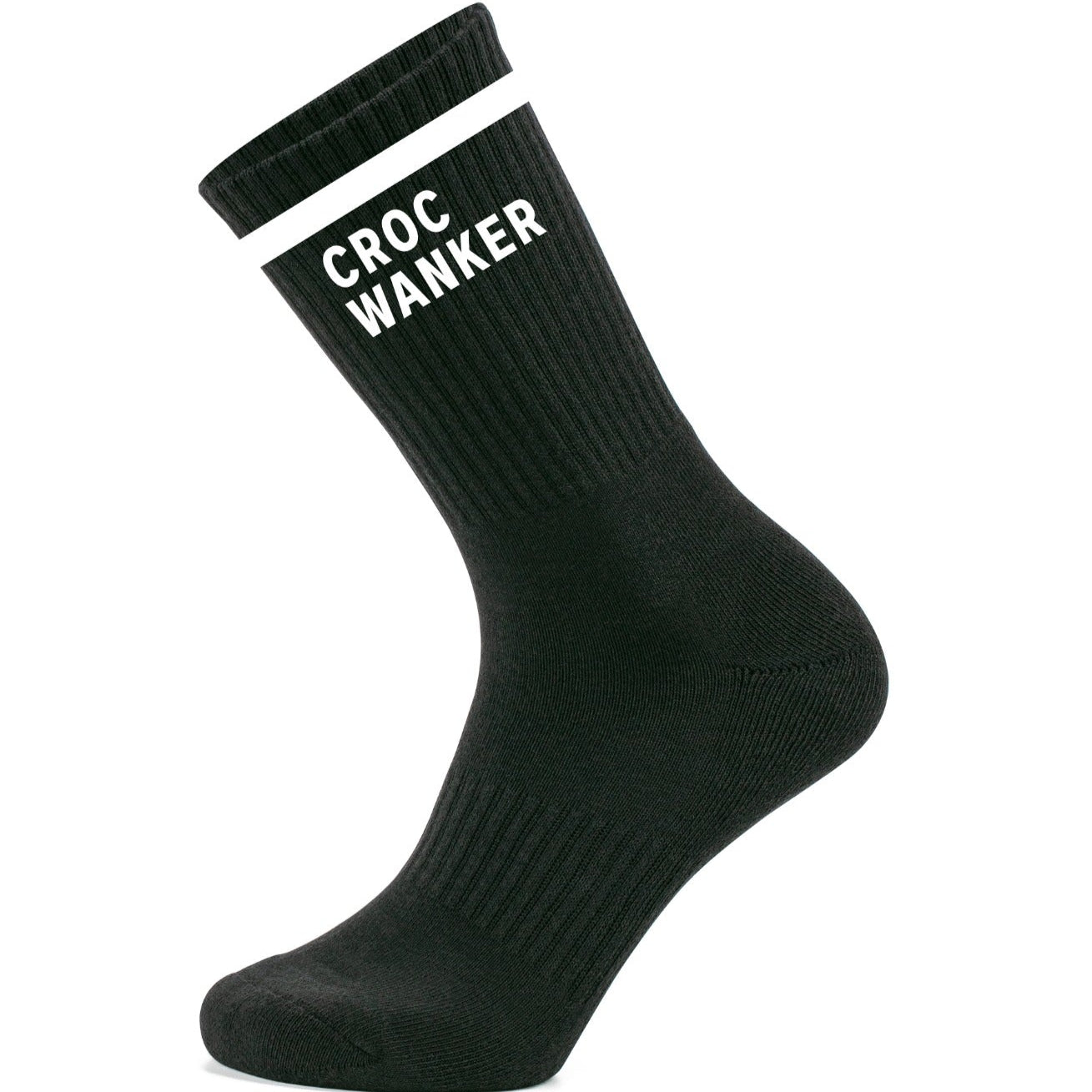 Croc wanker Black socks