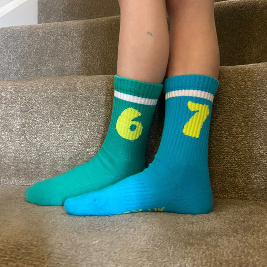 6 7 socks meme kids socks gift ideas boys socks girls socks funny gifts