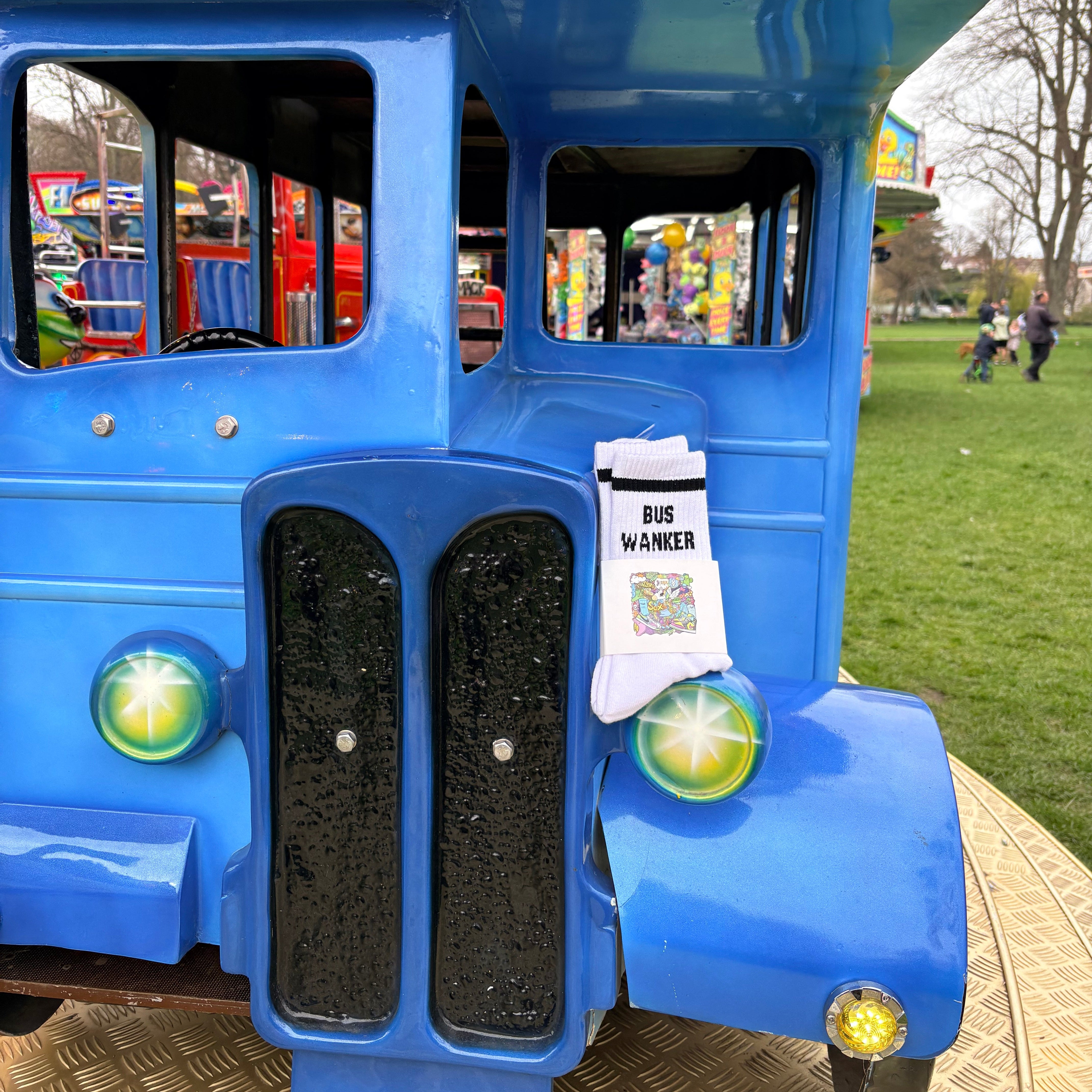 Bus driver on the busses bus wanker rude socks gift ideas happy socks ariva humour socks swear socks SOX UK