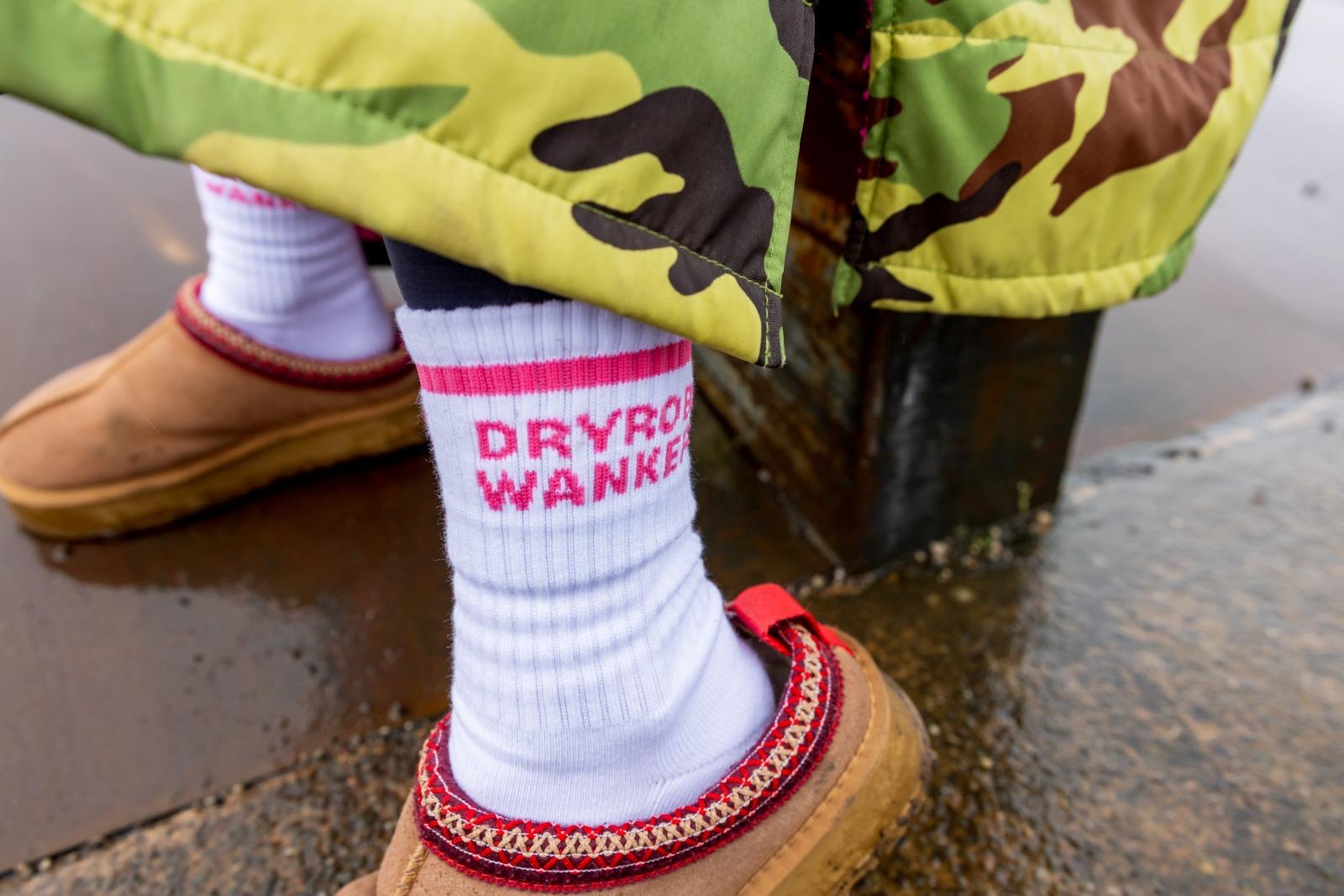 PINK DRYROBE WANKER Socks - Sox UK