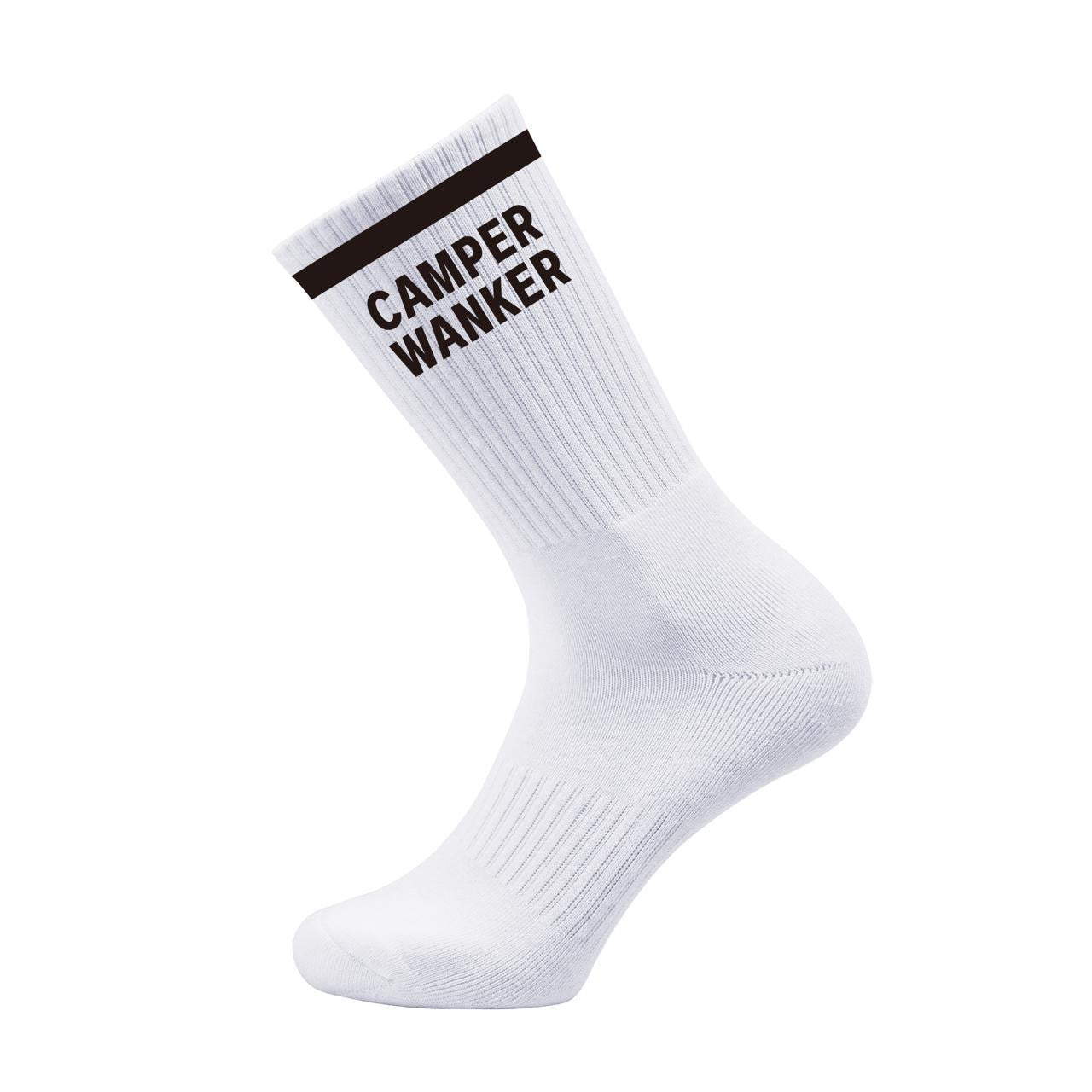 Camper wanker socks camping tent wanker gift idead Sox UK
