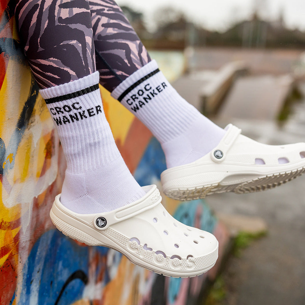 Croc Crocs socks Croc Wanker socks Sox Uk rude socks unisex funny gifts