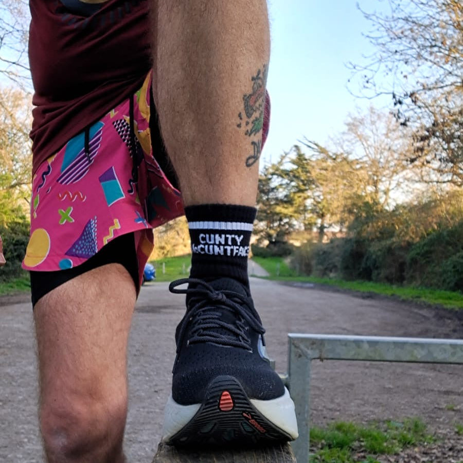 Cunty McCuntface black funny socks funny gifts cotton socks unisex socks one size Sox UK