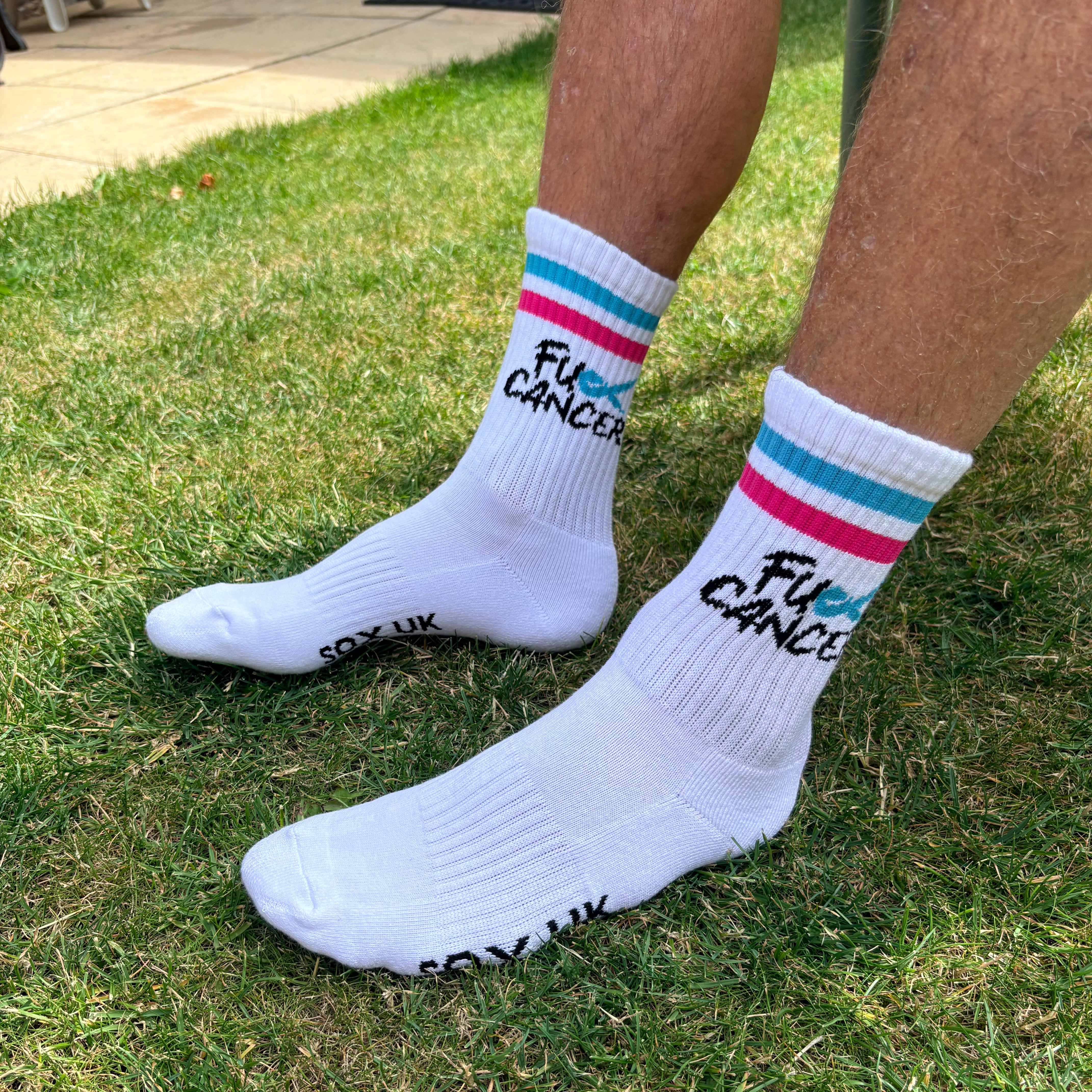Fuck_Cancer_cancer_socks_charity_socks_cancer_research_UK_novelty_socks_gift_ideas_cotton_socks_white_socks_NHS_Sox_UK