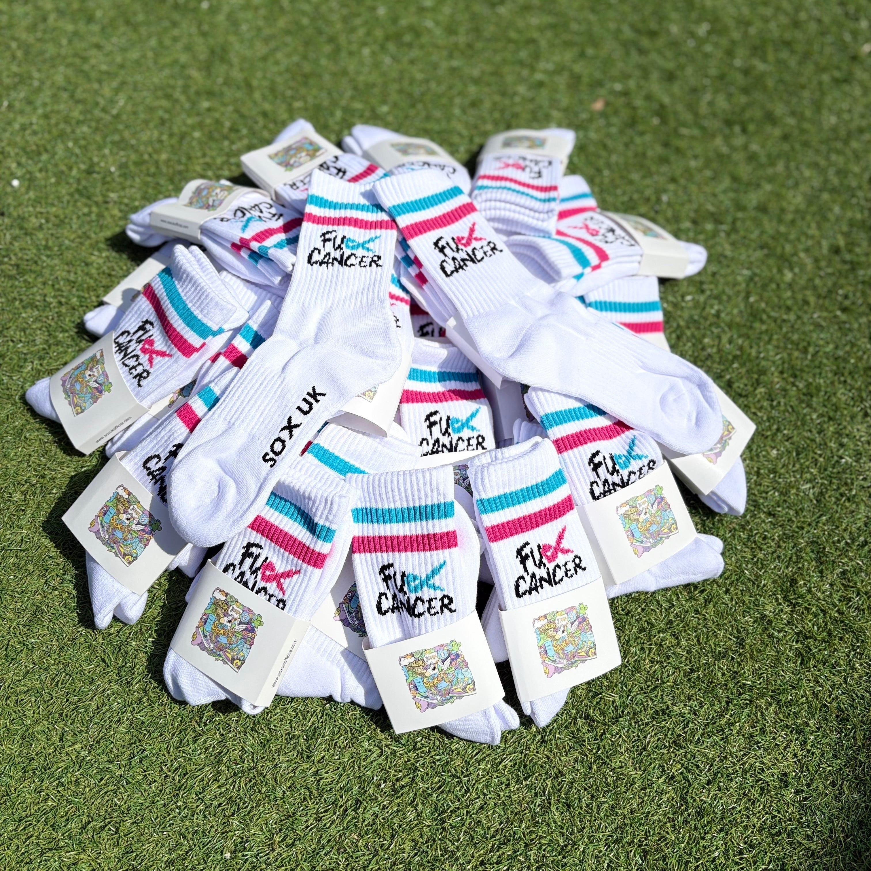 FUCK CANCER Socks - Sox UK