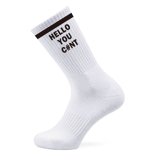 HELLO YOU C#NT Socks - Sox UK