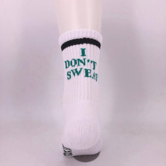 I Don't Sweat I Sparkle Socks Sox UK Gym Socks 