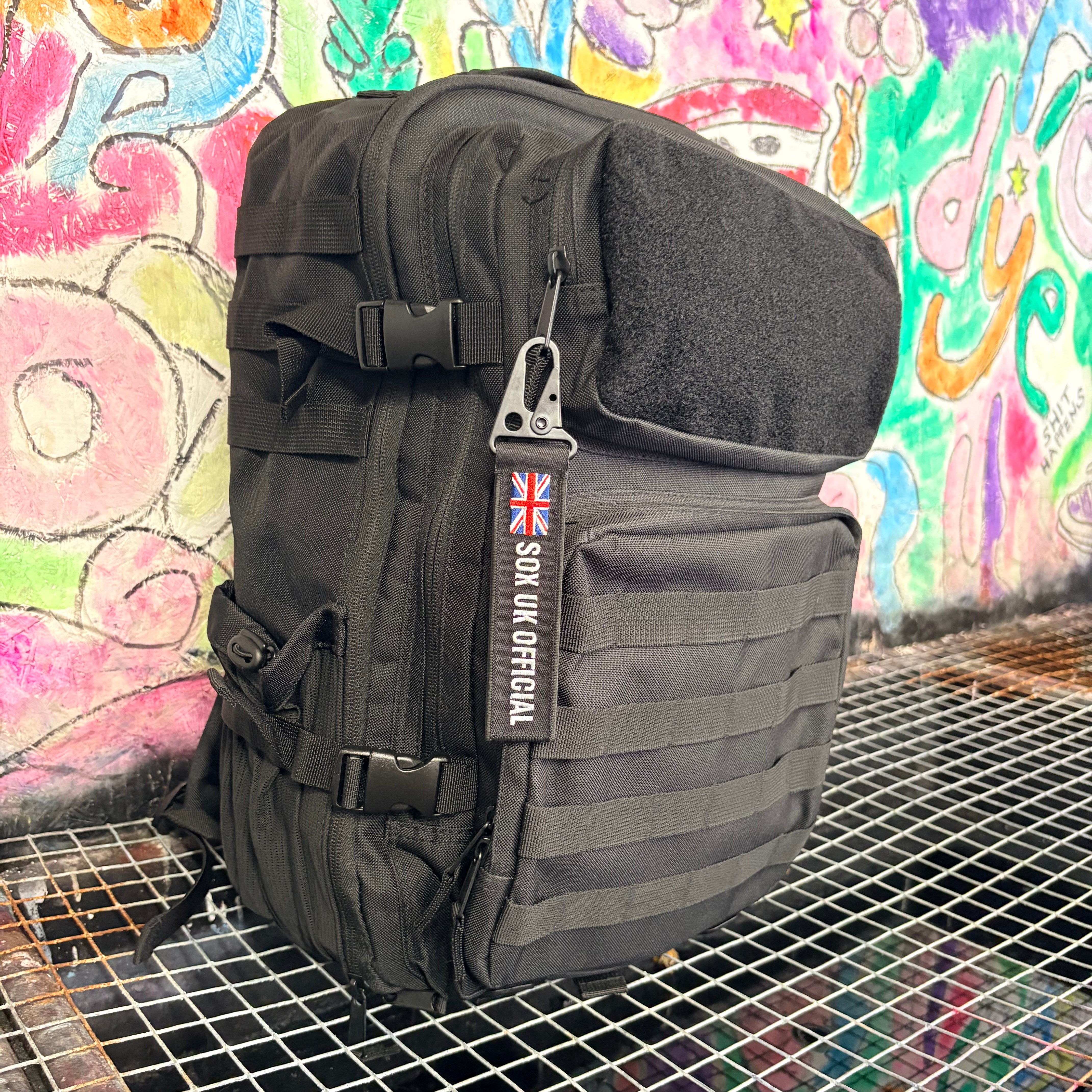 Military backpack 35ltr hyrox crossfit bag luggaage sports bag backpacking bag hyrox bag patch bag Sox UK official