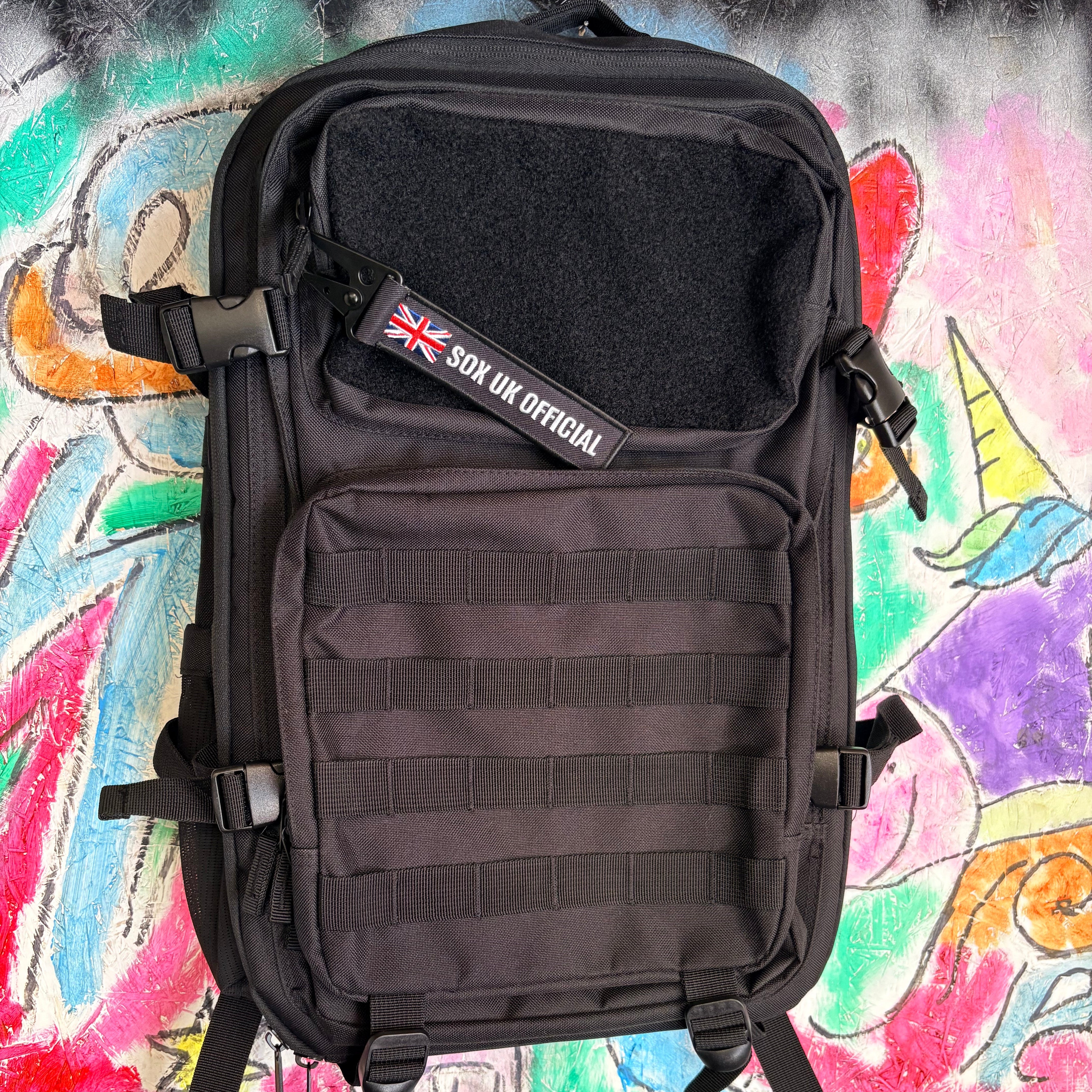 Military backpack 35ltr hyrox crossfit bag luggaage sports bag backpacking bag hyrox bag patch bag Sox UK official