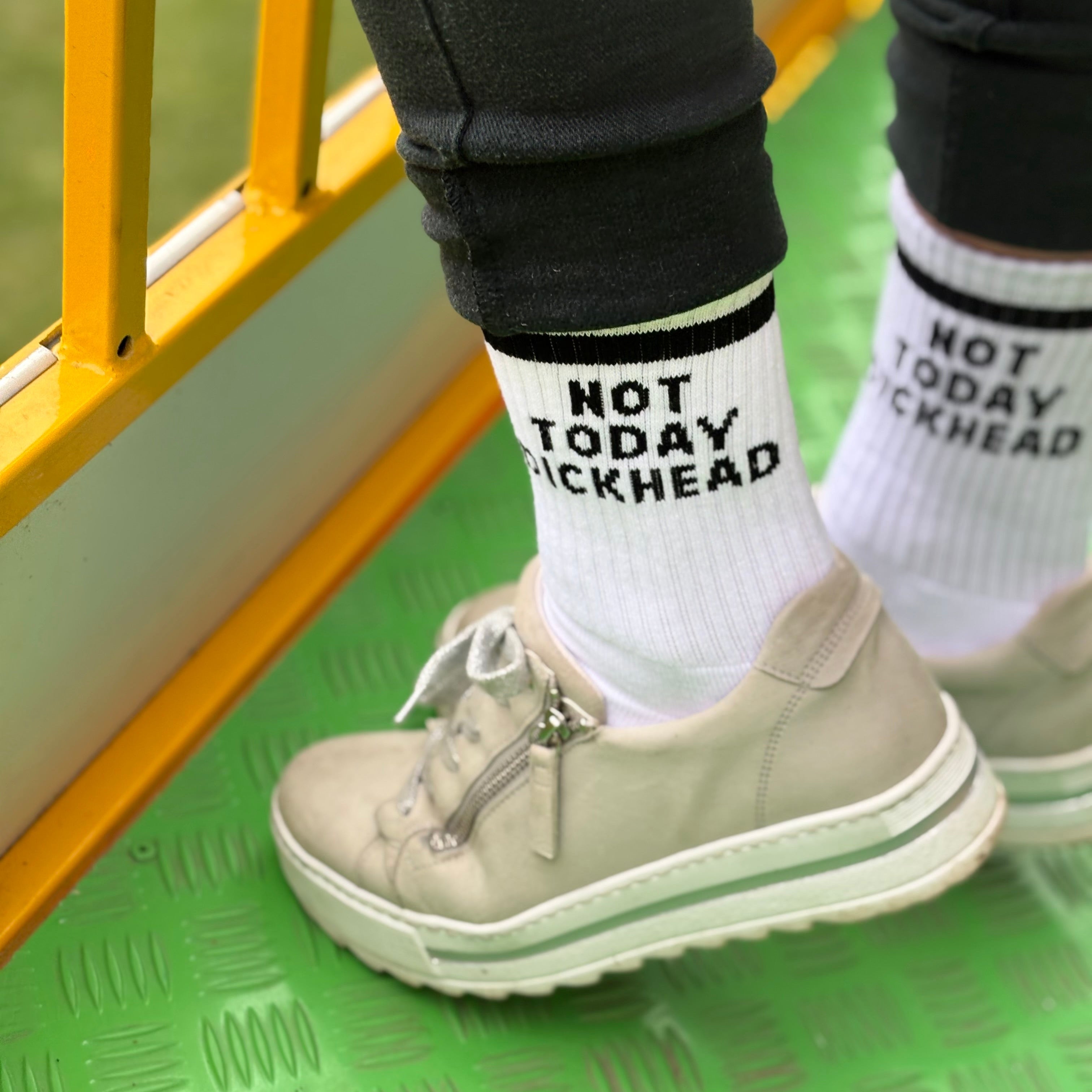 Not today dickhead rude socks cotton socks funny socks gift ideas Sox UK