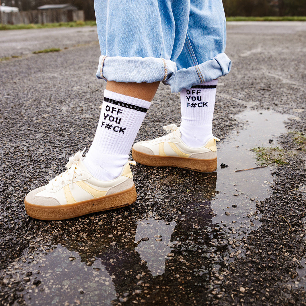 Off You Fuck socks rude socks funny socks cotton socks Sox UK