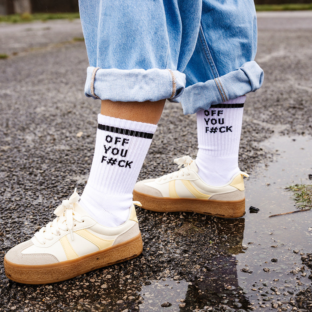 Off You Fuck socks rude socks funny socks cotton socks Sox UK