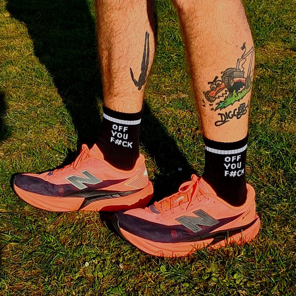 Off you fuck quoted socks rude socks funny socks happy socks Sox Uk cotton socks unisex socks