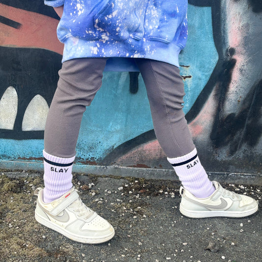 Slay socks another day another slay cotton socks kids socks teens socks one size girl quotes purple quote quoted socks cotton socks Sox UK