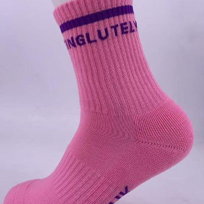 absofuckinglutely socks absolutely cotton socks funny socks quoted socks pink socks funny gifts 