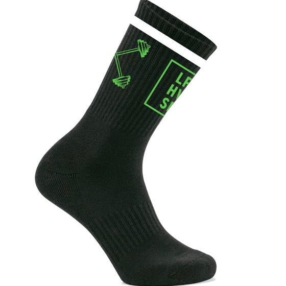 lift heavy shit lft hvt sht black socks gym socks funny socks Sox UK