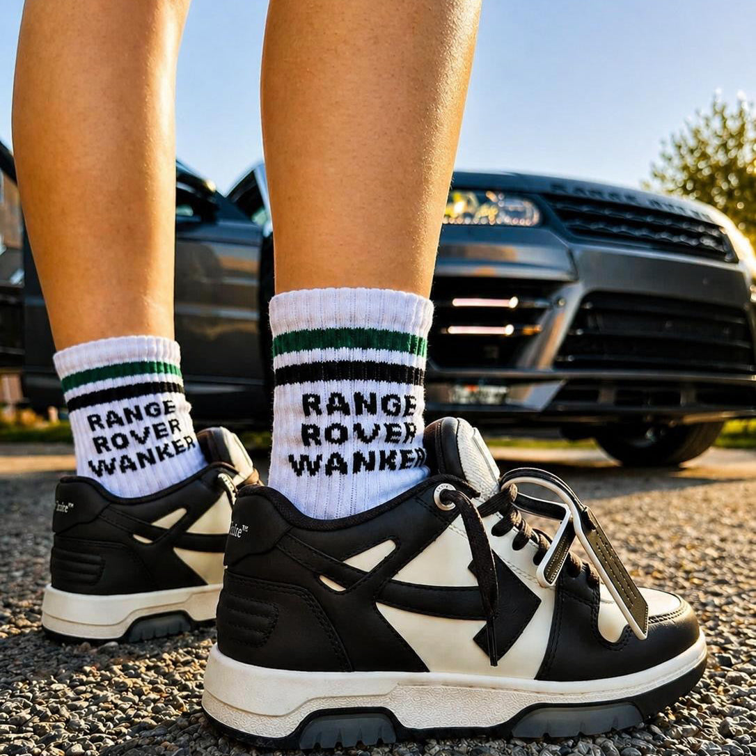 range rover wanker socks naughty socks novelty socks Sox UK