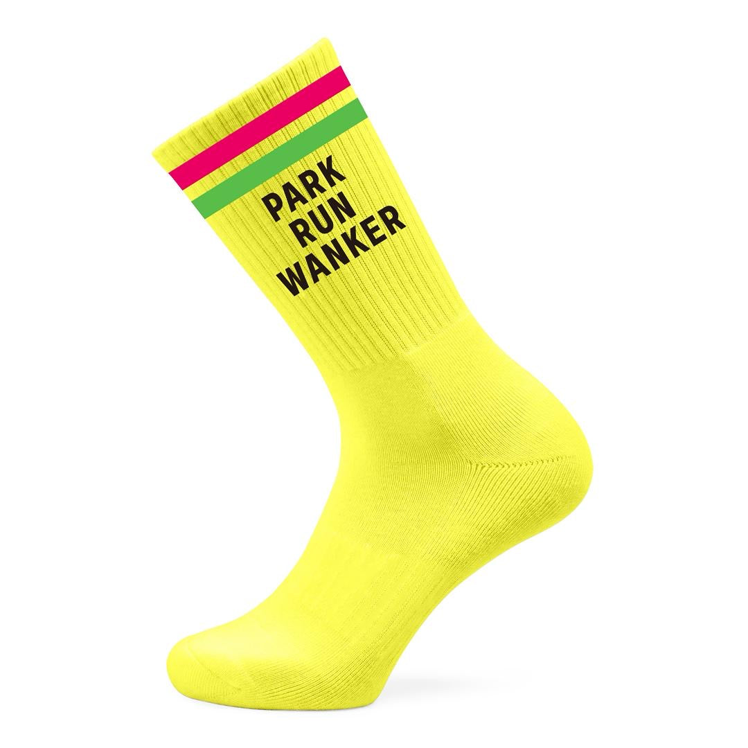 running wanker park run funny socks cotton socks gift ideas funny gifts 