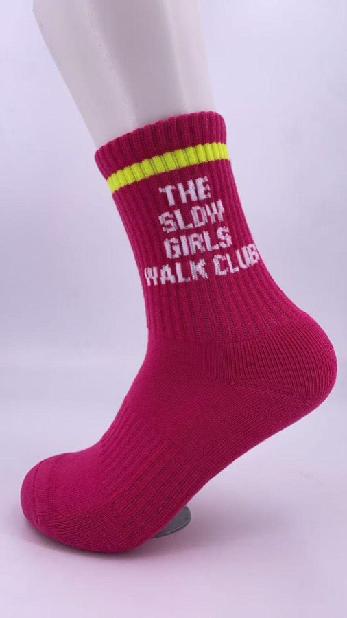 Custom socks for a walking club